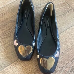 Dolce & Gabbana heart ballet flats